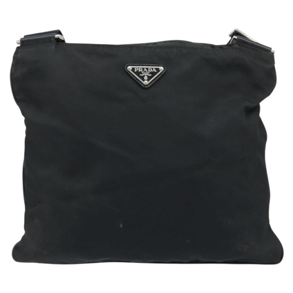 Prada Nylon Shoulder Bag Black